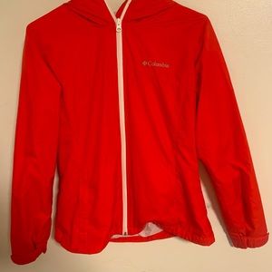 Red Columbia Windbreaker